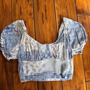 Hollister Blue short sleeve top